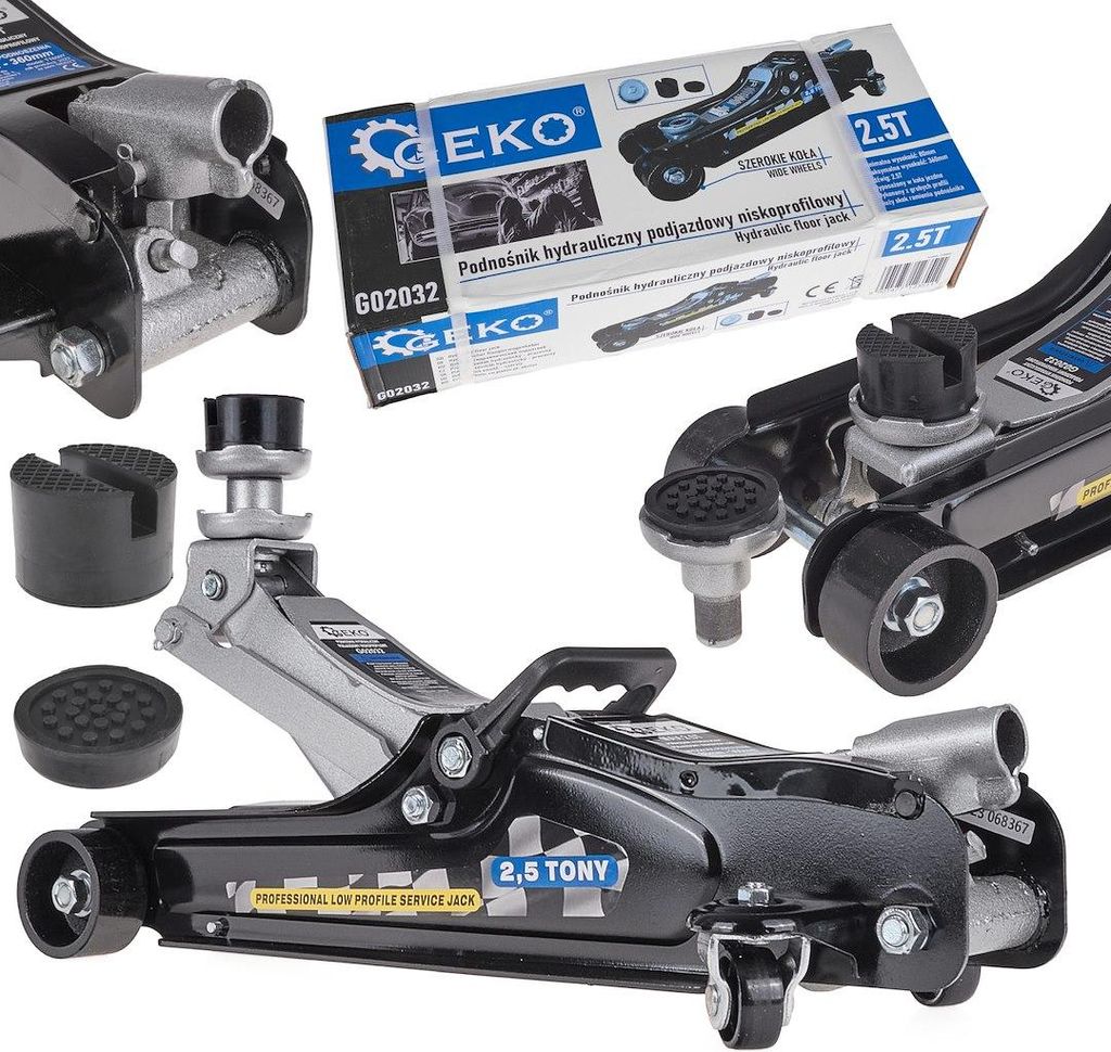 GEKO Pojízdný hydraulický zvedák 2,5 t nízkoprofilový - Obrázek produktu 