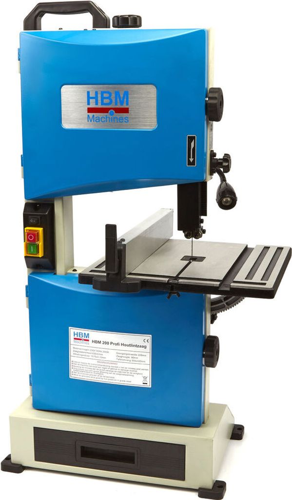 Holzbandsäge Bandsäge, 300 Watt, 1,6m Sägeband, max. 635 m/min, Holzarbeiten