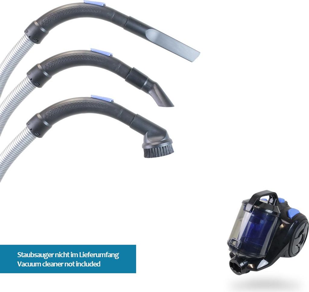 MisterVac Staubsaugerdüse Düsenset kompatibel mit Medion E2001 MD 12078