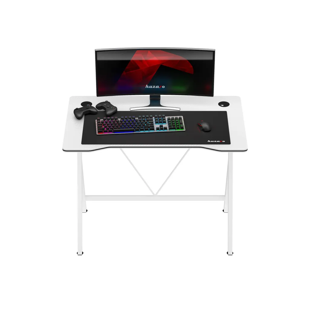 Offerta Scrivania Computer Huzaro Hero 1.4 Bianca | Tavolo PC Robusto - 8