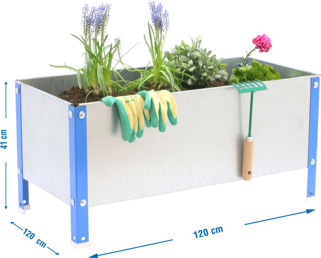 SIMONGARDEN URBAN Stadtgarten 410x1200x1200 AZUL/GAL-400l