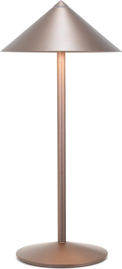 Zafferano - LED-Tischleuchte Pina L, 6W, IP65, Touch-Dimmer, Bronze