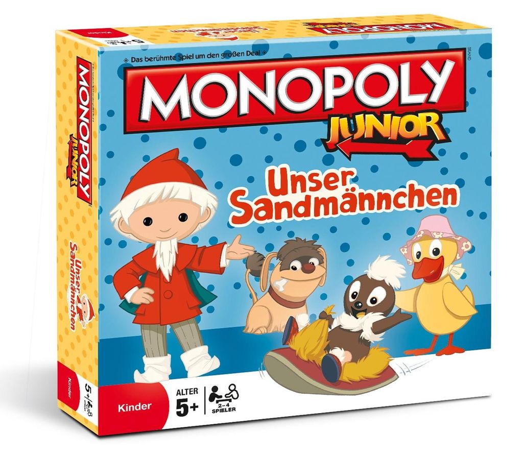 Monopoly Junior - Unser Sandmännchen Brettspiel Produktbild 