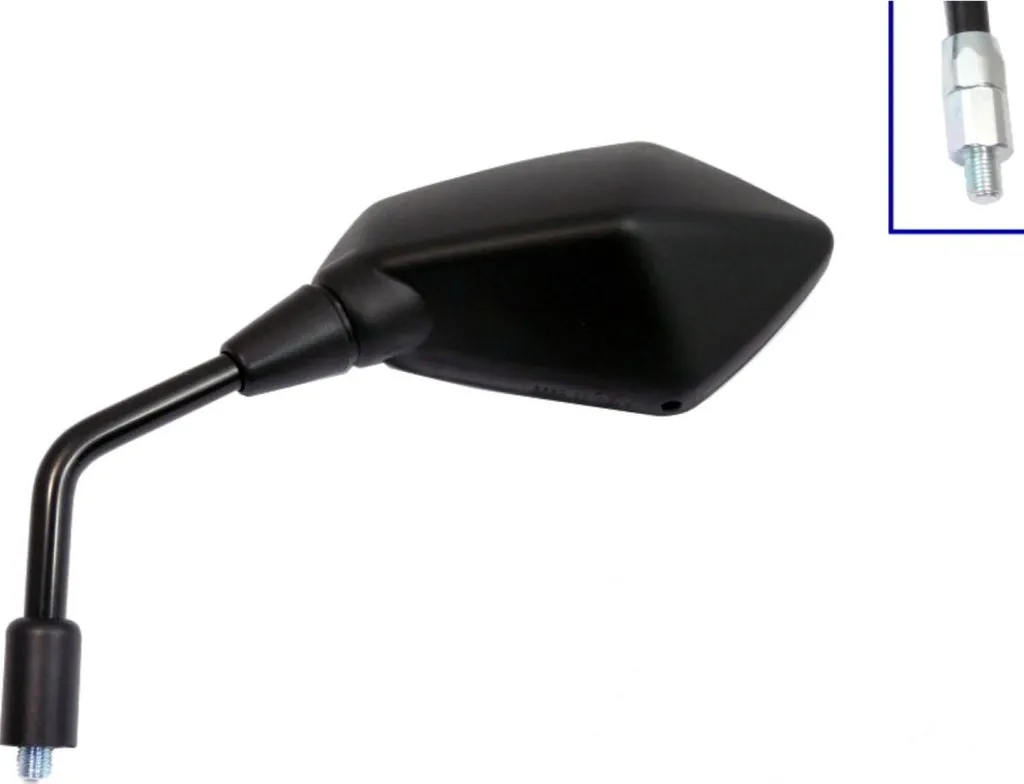Rétroviseur de rechange gauche noir pour moto Kawasaki Z750 ABS SE