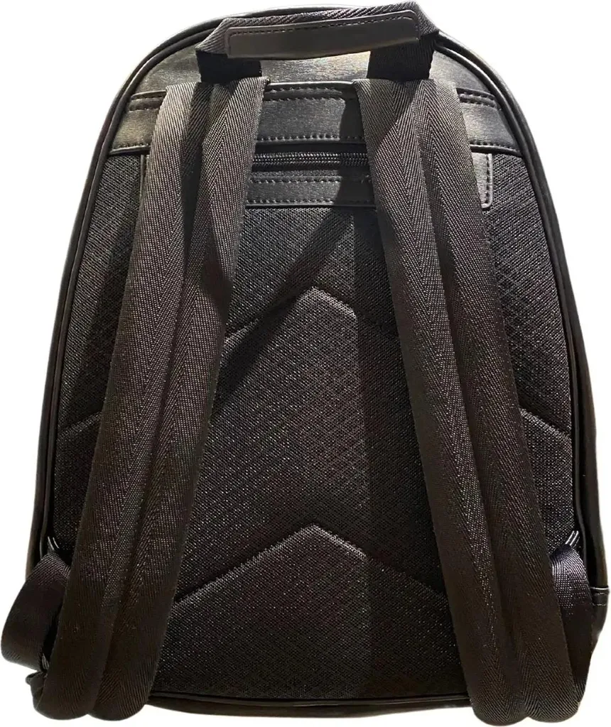 Sac à dos David William Sam zippé robuste contre le mal de dos noir