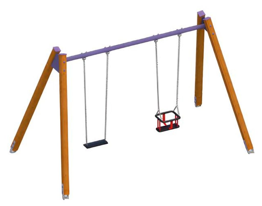 Balkenwippe Schaukel Balancewippe Wippgerät Drehwippe Schaukeltier Wippbrett