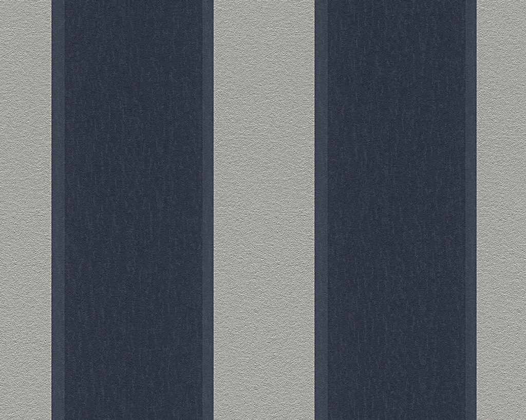 A.S. Création Tapete Fleece Royal, blau, metallic, 10,05 m x 0,53 m, 961865, 96186-5