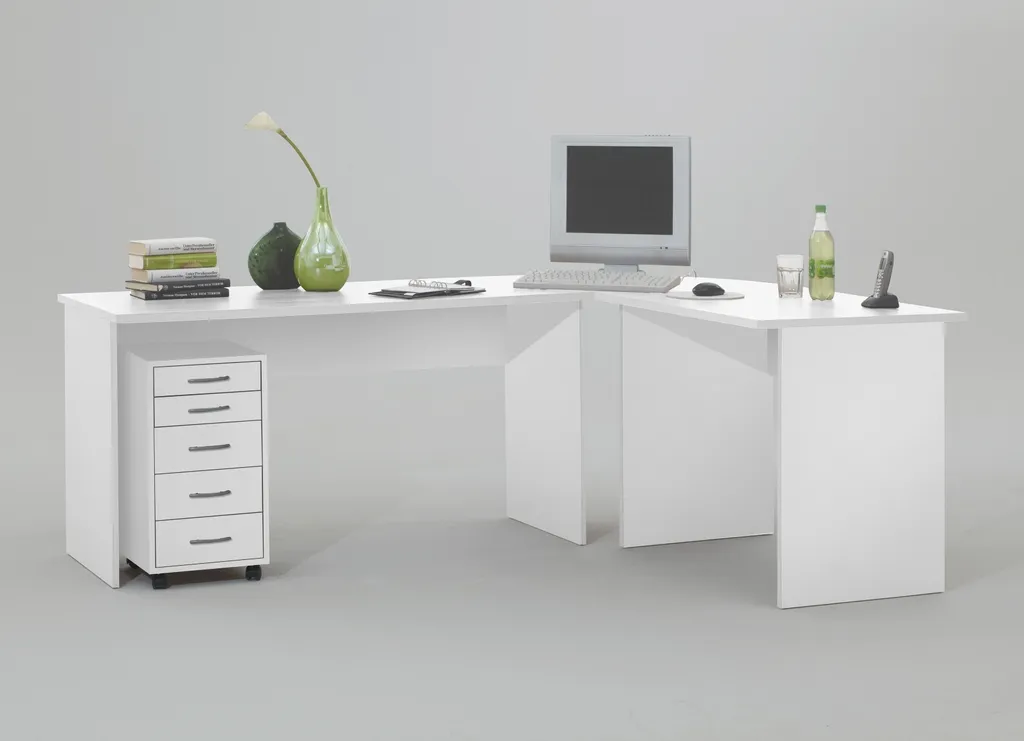 Petit caisson de bureau blanc FREDDY pour organiser vos documents - 2