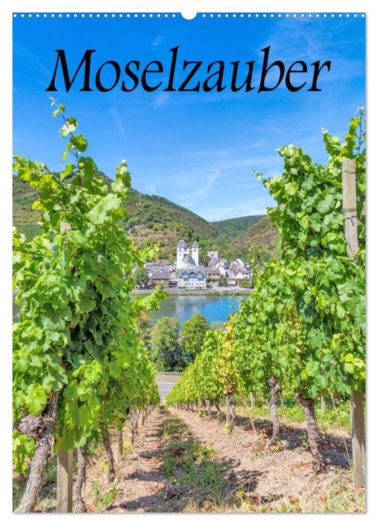 Moselzauber (Wandkalender 2027 DIN A2 hoch), CALVENDO Monatskalender