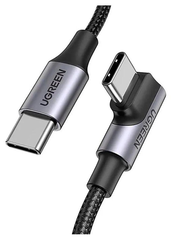 Ugreen USB-C Kabel 100W PD, abgewinkelter Stecker, 1m Produktbild 