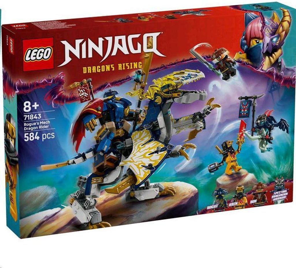 LEGO® NINJAGO® 71843 Rogues Mech-Drachenreiter Produktbild 