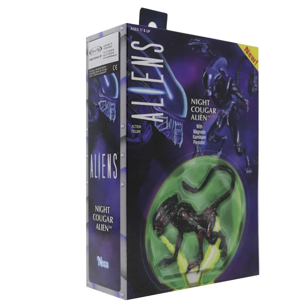 Alien Night Cougar NECA Kenner Tribute avec queue flexible de 23 cm - 7