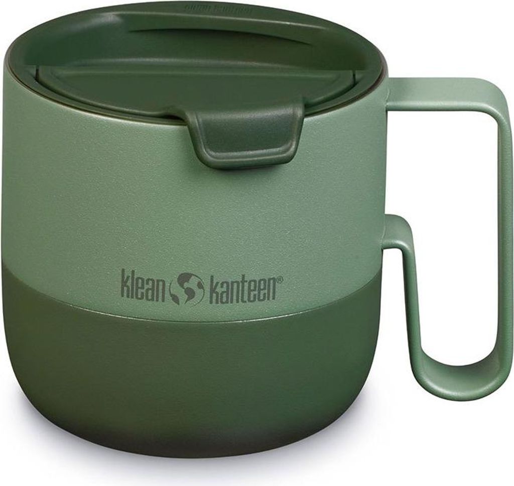 Klean Kanteen Rise 14oz/400ml Mug - Edelstahlbecher - Flip-Deckel - Sea Spray