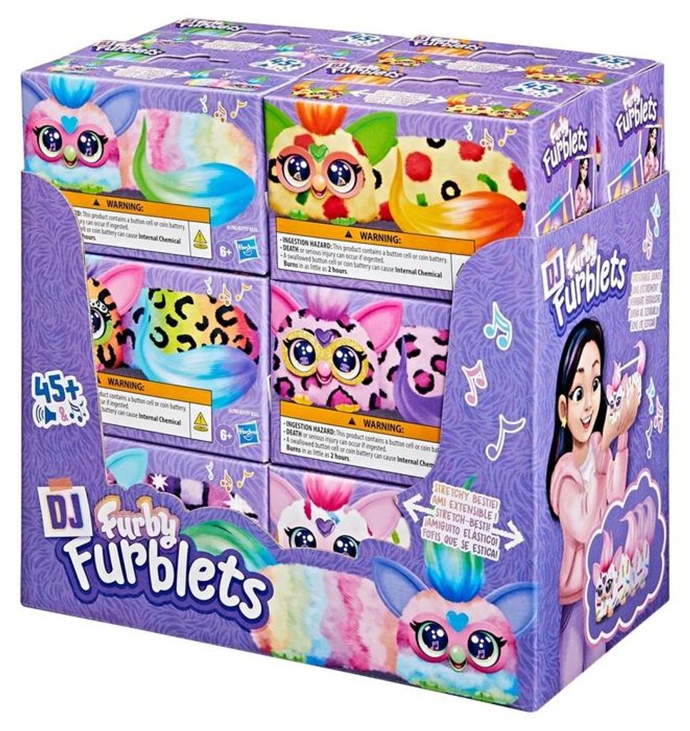 Furby DJ Furblets Dis-Co-Dazz, 6 lat(a), LR44, Baterie w Zdjęcie produktu 