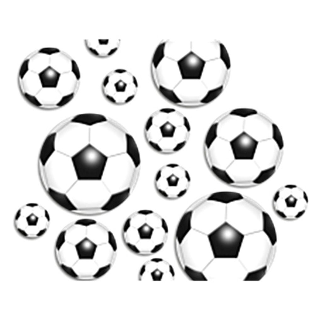 1 BEUTEL MIT42 TEILEN XXL KONFETTI TISCHDEKO Party Deko FUSSBALL