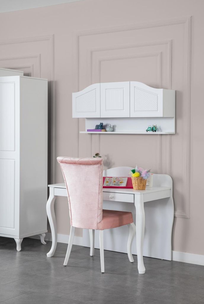 Schreibtisch Holz Jugend Schlafzimmer Kinderzimmer Möbel Design Weiß