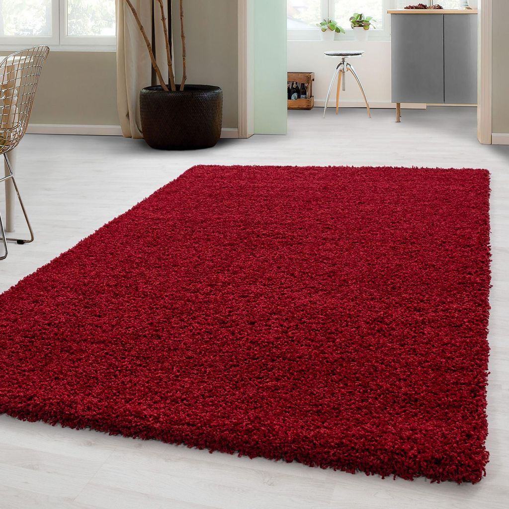 Carpetsale24 Hochflor Teppich Uni Einfarbig Modern Shaggy Teppich Wohnzimmer Flauschig Weich Preishammer, Grösse: 300x400 cm