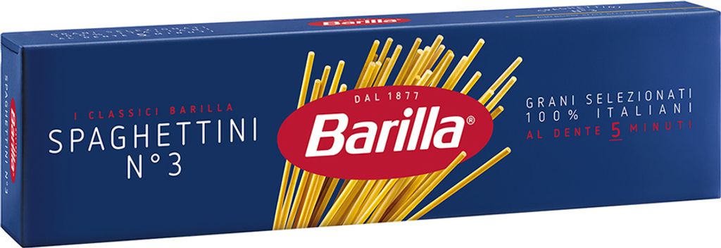 24x Pasta Barilla - Spaghettini N.3 - 500g - Italienische Produktbild 