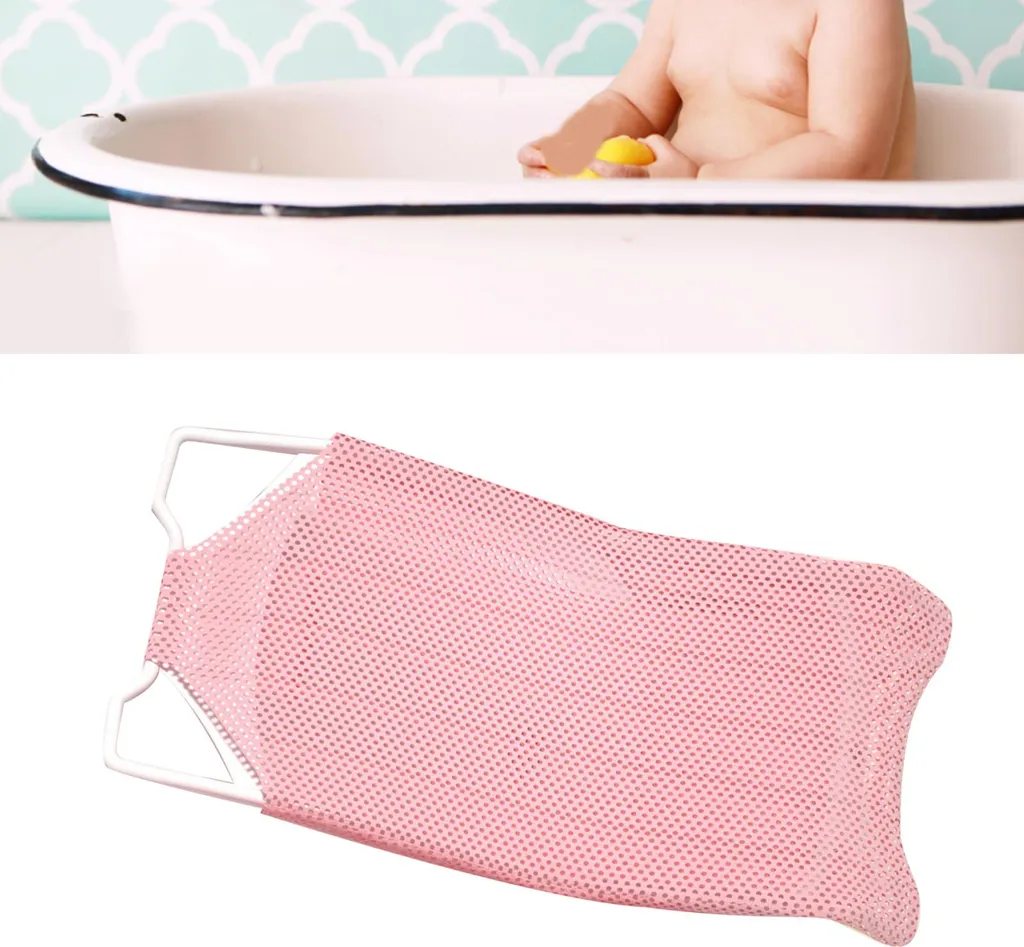 Support filet de bain réglable et stable pour bébé rose haute qualité