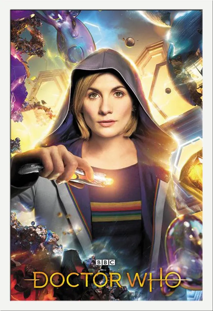 Décoration murale Doctor Who Universe Calling pour salon ou bureau geek