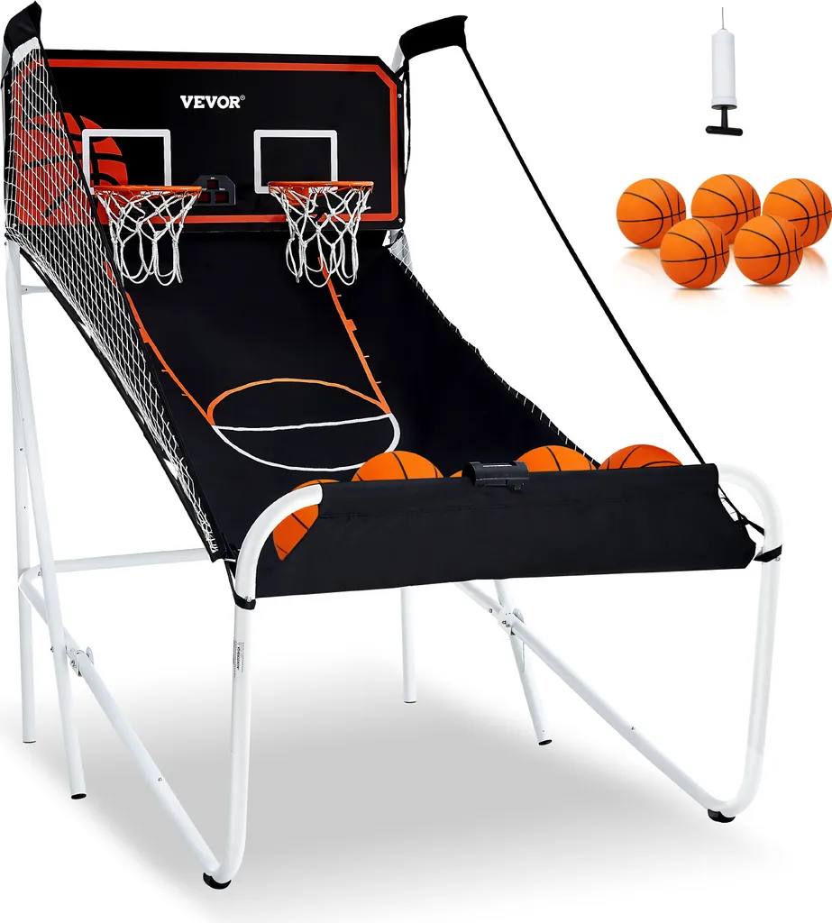 Jeu de Basket Arcade Pliable : Gain de Place et Loisir Intérieur Complet