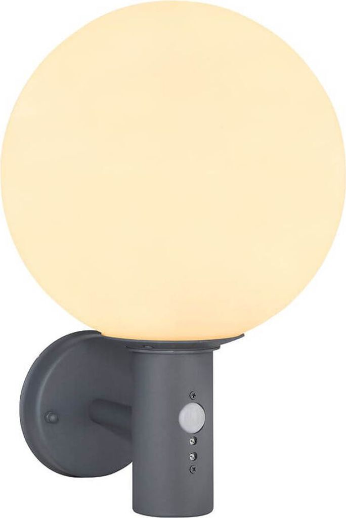 Globo Außenleuchte LED Außenleuchte IP44 Edelstahl Ø25cm 31860SLMDS