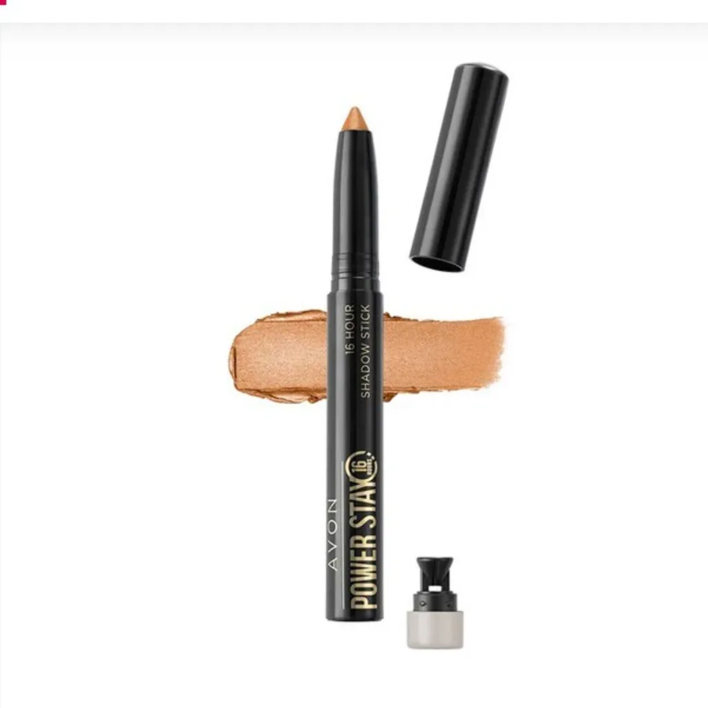 Crayon Ombre à Paupières AVON Power Stay Golden Shimmer Longue Tenue 16h