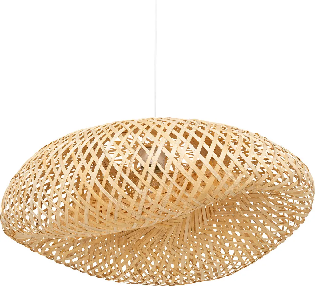 Suspension BEDDY bambou 51 cm : finissez-en avec l'éclairage froid