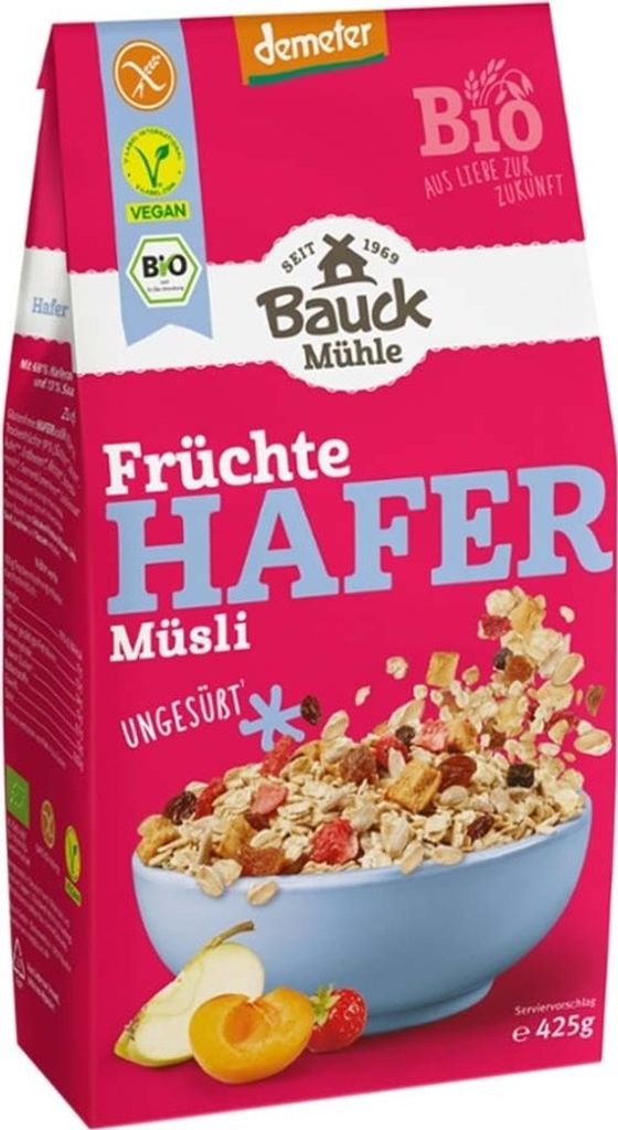 Ovsené müsli - Ovocie nesladené 425g Obrázok produktu 