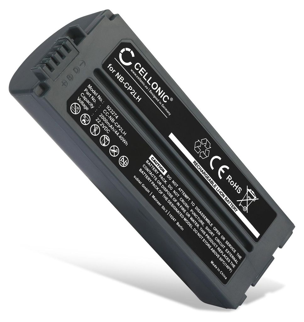CELLONIC Akku kompatibel mit Canon Selphy CP100, CP-2L Produktbild 