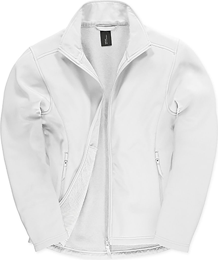 B&C JUI62 | Herren Softshell Jacke ID.701 - Farbe: White/White - Größe: S
