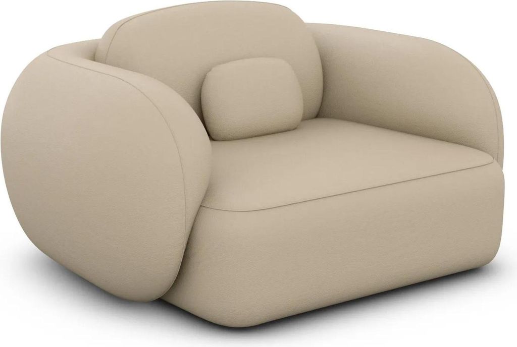 Kunstleder Sessel Mira Beige