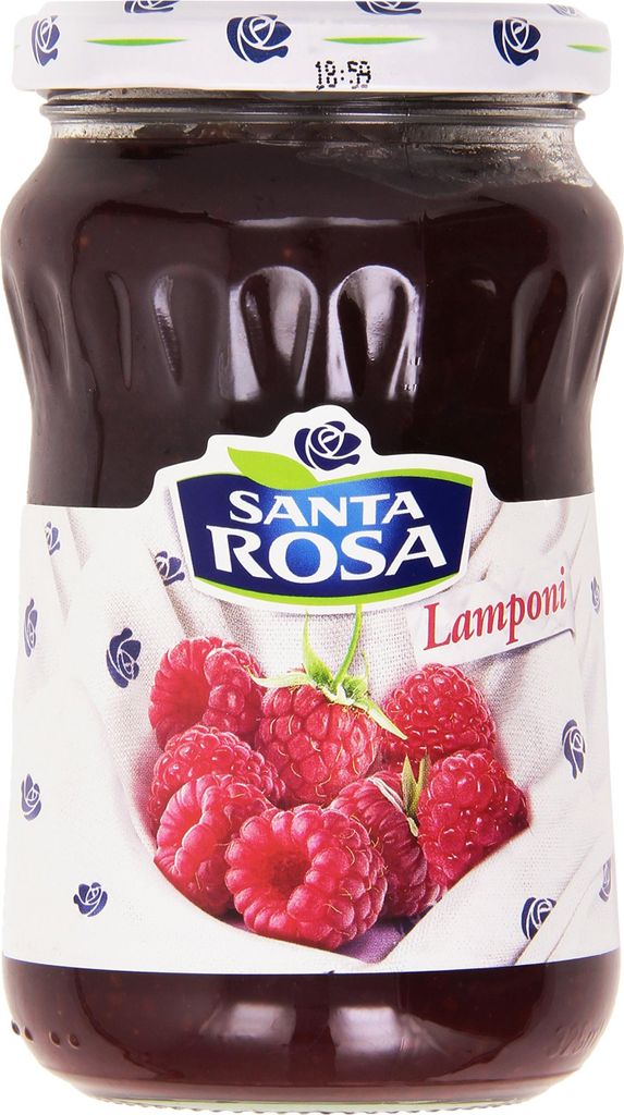 6x Santa Rosa Lamponi Italienische Himbeermarmelade 350g Konfitüren Marmelade