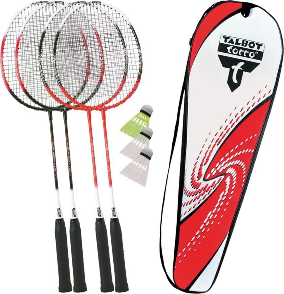 Talbot-Torro Badminton-Set 4-ATTACKER Set im Thermobag