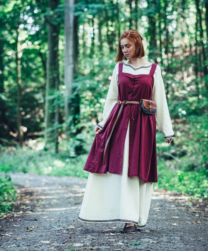 Wikinger Überkleid Rot "Inka" L/XL Produktbild 