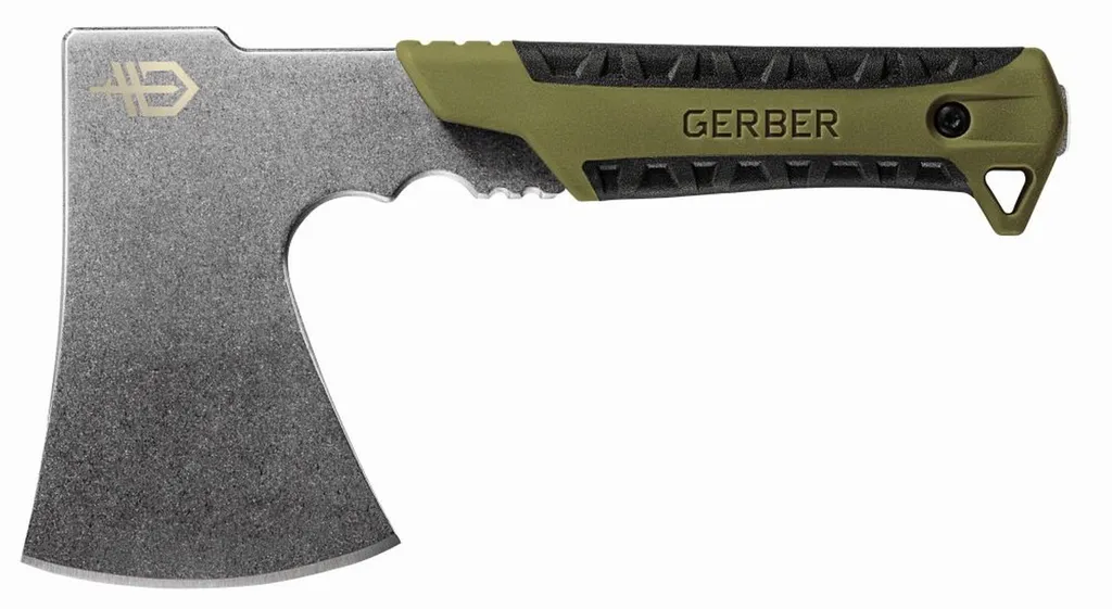 Petite hache de camping Gerber Pack verte ultra compacte 1027507
