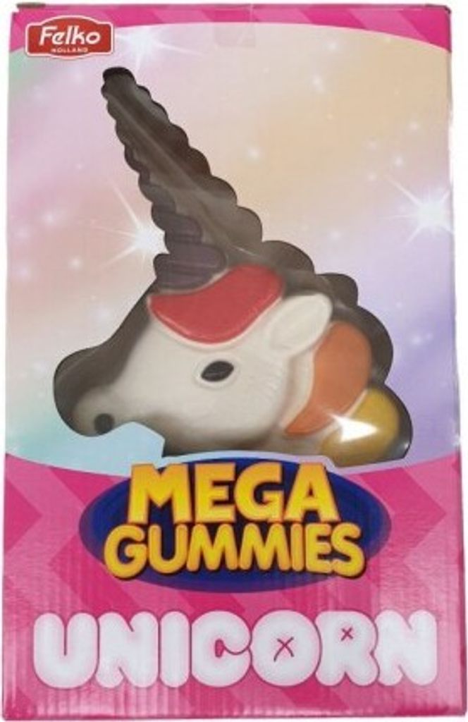 Felko Mega Gummies Unicorn 600g (MHD ABGELAUFEN 04.04.2026) Produktbild 