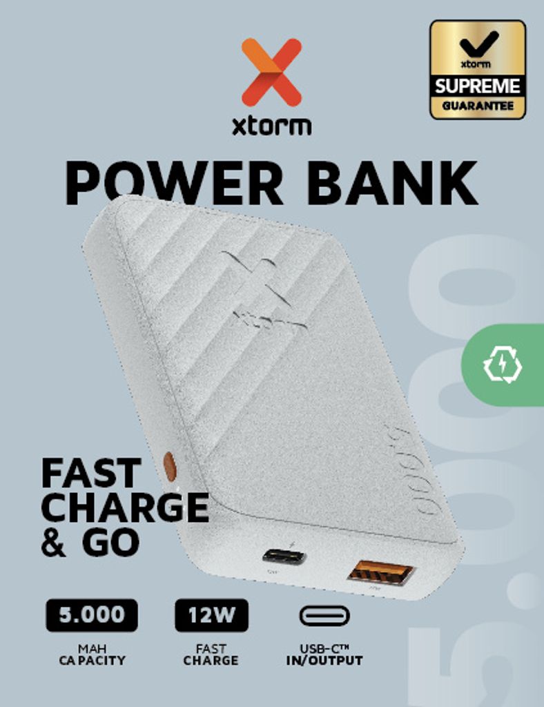 12W Fast Charge Go2 Powerbank 12W - 5.000mAh (64132)