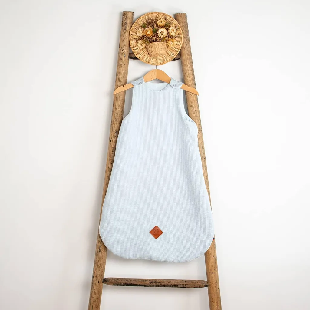 Sac de Couchage Bébé Luna Bleu Coton Bio 18-36 mois - Douceur Maximale