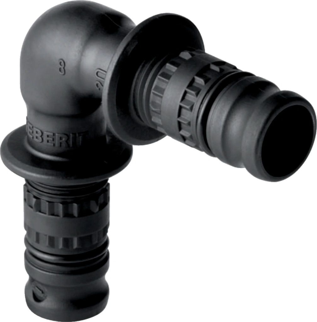 Geberit GE Mepla, Winkel, PVDF, 90 Grad, d26mm, 1 Stk.