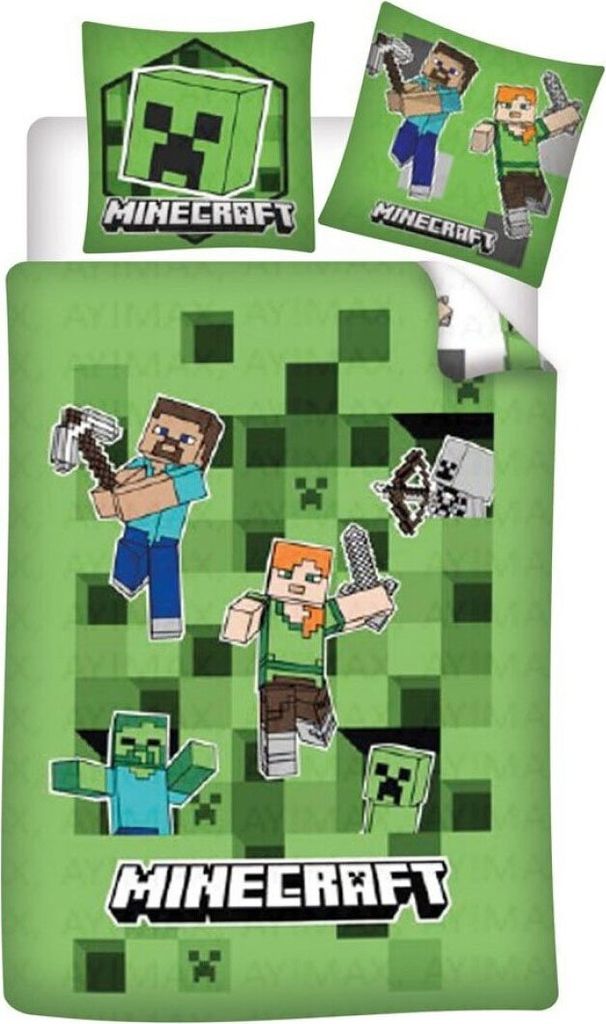 Bettbezug Minecraft, 140x200cm Produktbild 