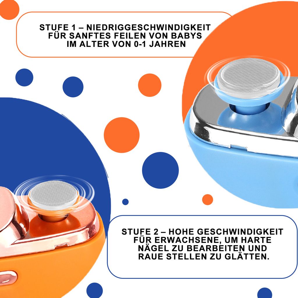 Elektrischer Nagelknipser 2-in-1, mit Nageltrimmer, Produktbild 8