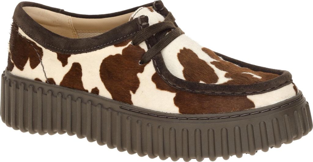Clarks TORHILL BEE Damenschuhe - bequeme Schnür- Halbschuhe braun NEU