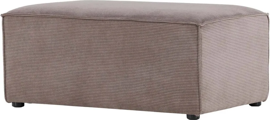 FURNLUX Gillholmen Pouf Rectangulaire Marron et Noir 92x60x41 cm