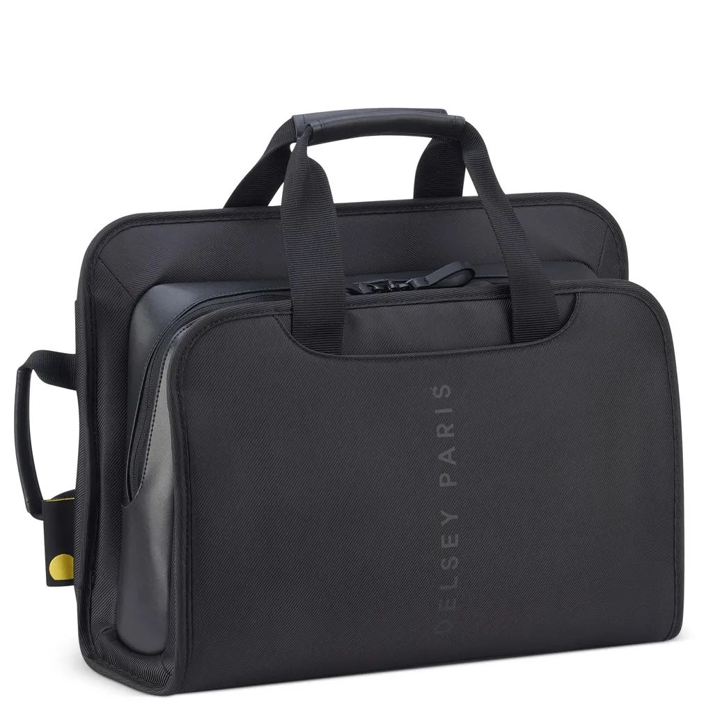 Serviette Arche DELSEY PARIS Noir Double Compartiment Rangement PC - 2