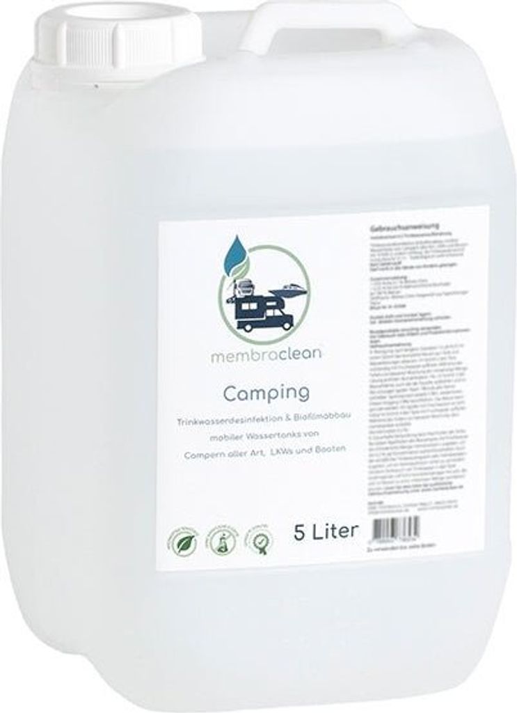 5 Liter membraclean Trinkwasseraufbereitung Camping & Produktbild 