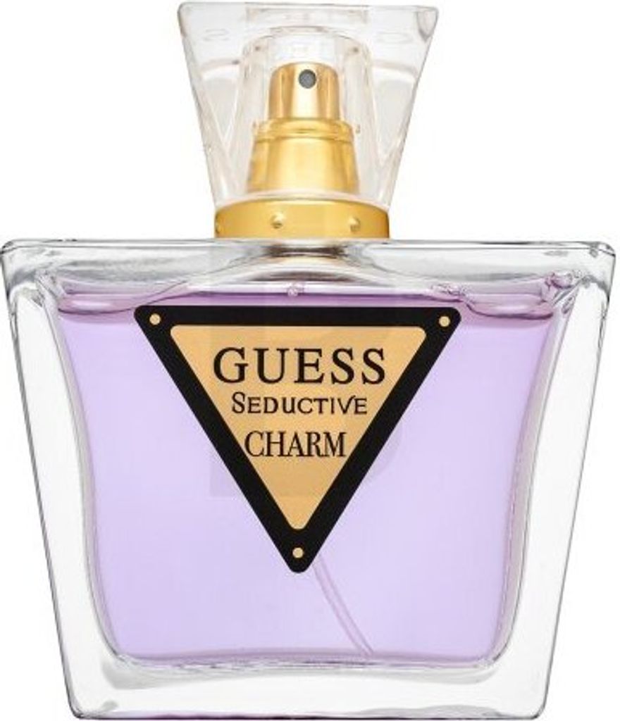 A clear, front-facing studio shot of a Guess Seductive Charm Eau de Toilette bottle.