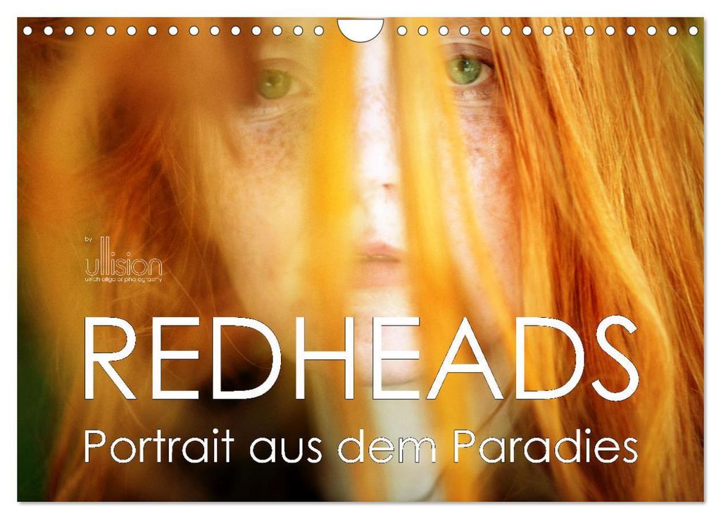 REDHEADS - Portrait aus dem Paradies (Wandkalender 2027 DIN A4 quer), CALVENDO Monatskalender