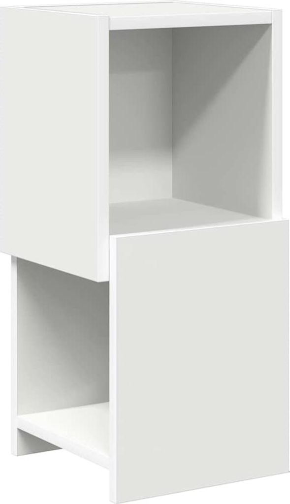 Eckschrank Weiß 25,5x25x55cm Holzwerkstoff