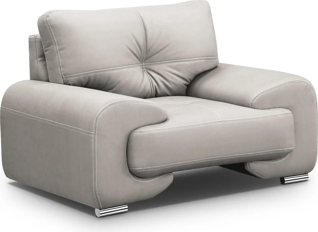Fauteuil de Salon Beige Maxime Lux - Idéal pour Coin Lecture et Repos